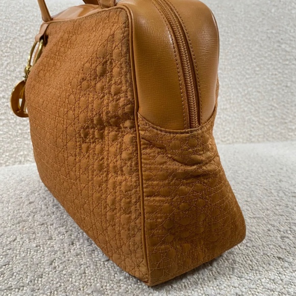 Authentic Pre-Owned Vintage Christian Dior Mustard Canvas Tote Bag - Picture 16 of 16